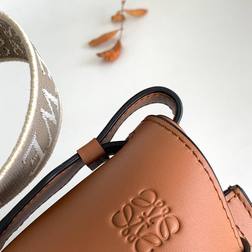 Small Gate Dual bag in soft calfskin and jacquard(HIGH-END Grade) - Top Club