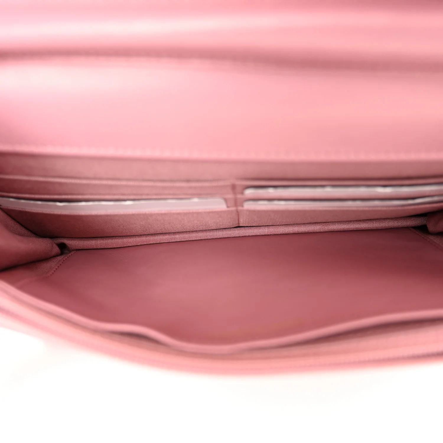 Metallic Lambskin Quilted Boy Wallet On Chain WOC Pink - Top Club