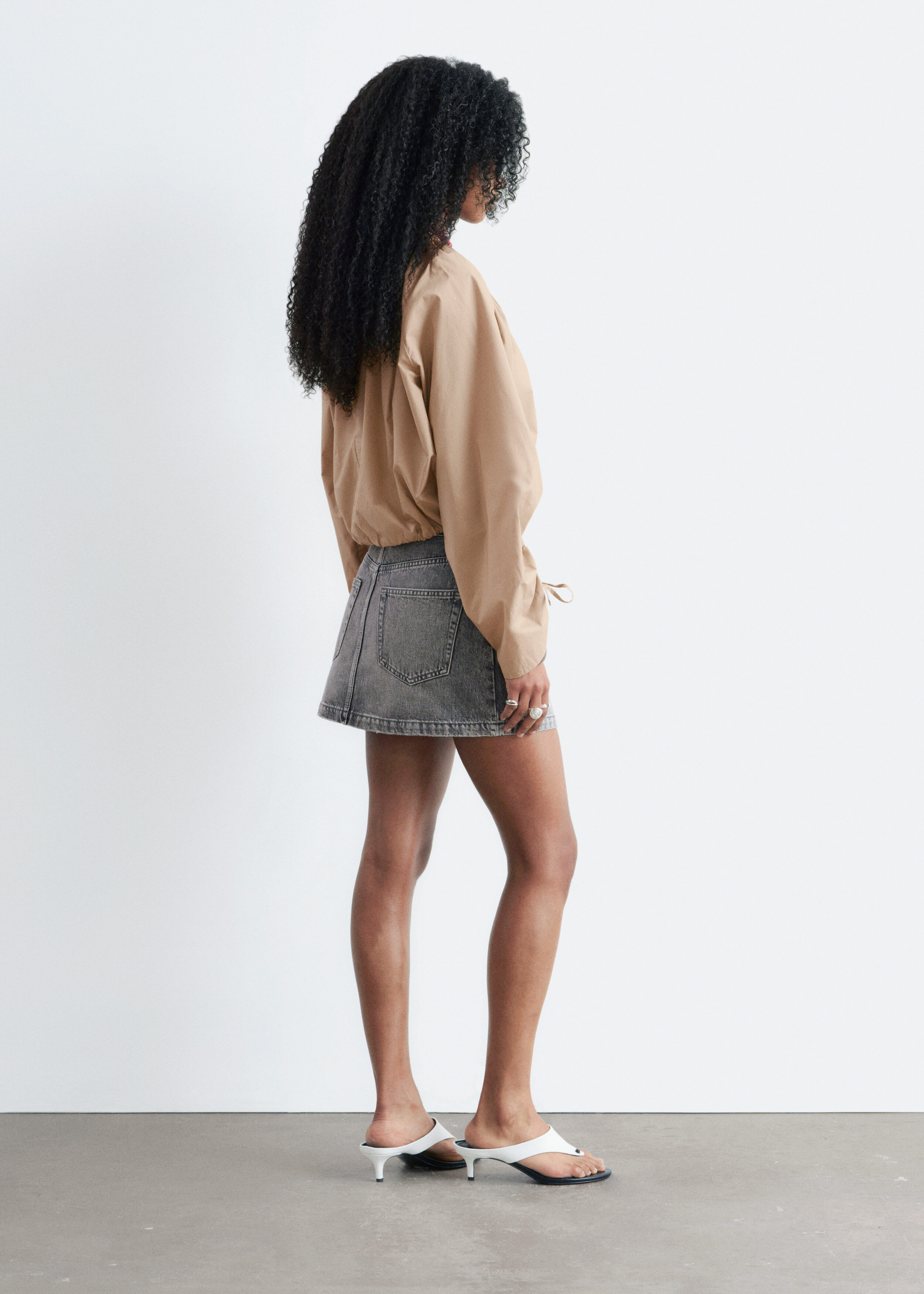 & Other Stories DENIM MINI SKIRT