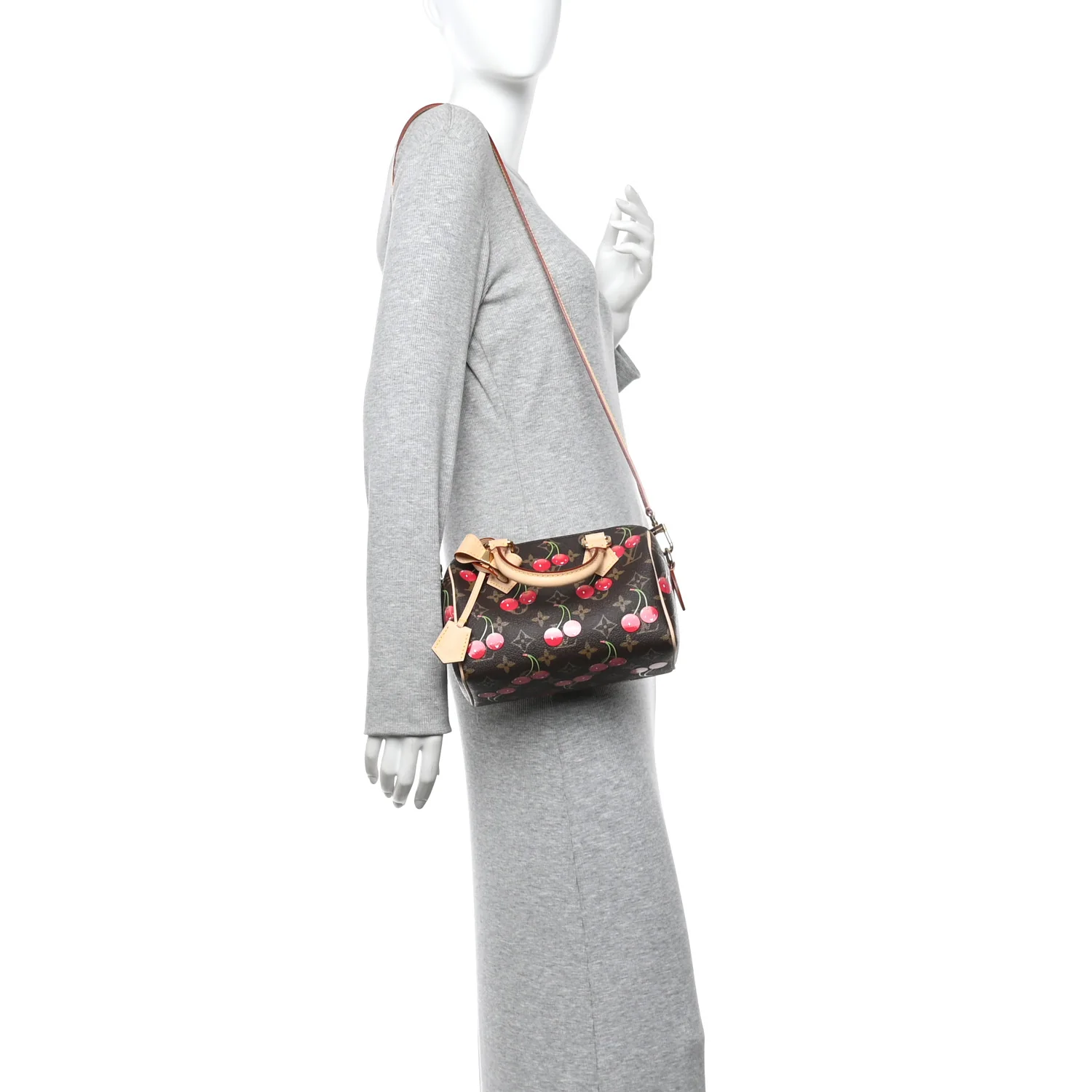 LV X TM Monogram Cerises Speedy Bandouliere 20