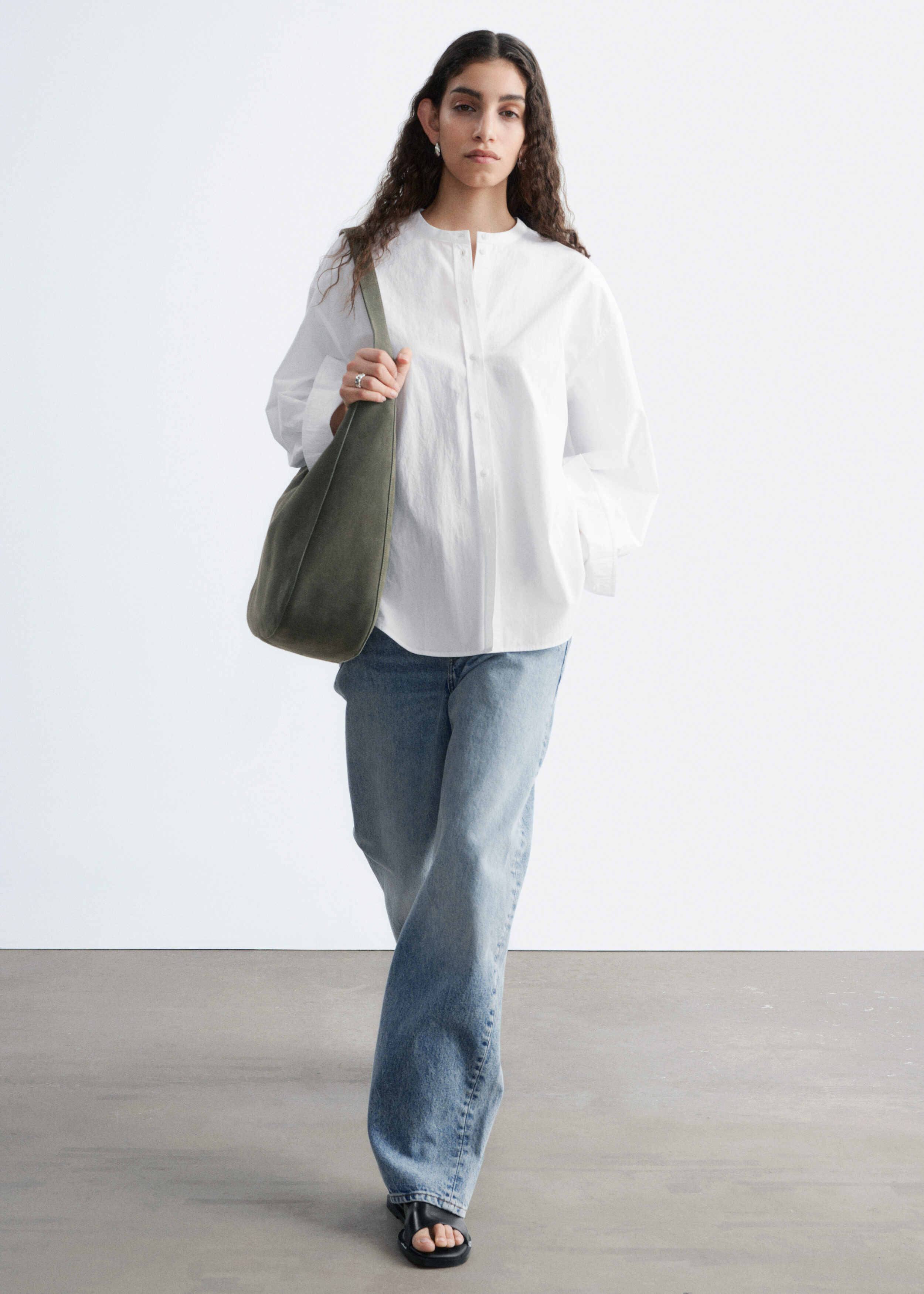 & Other Stories OVERSIZED COTTON SHIRT