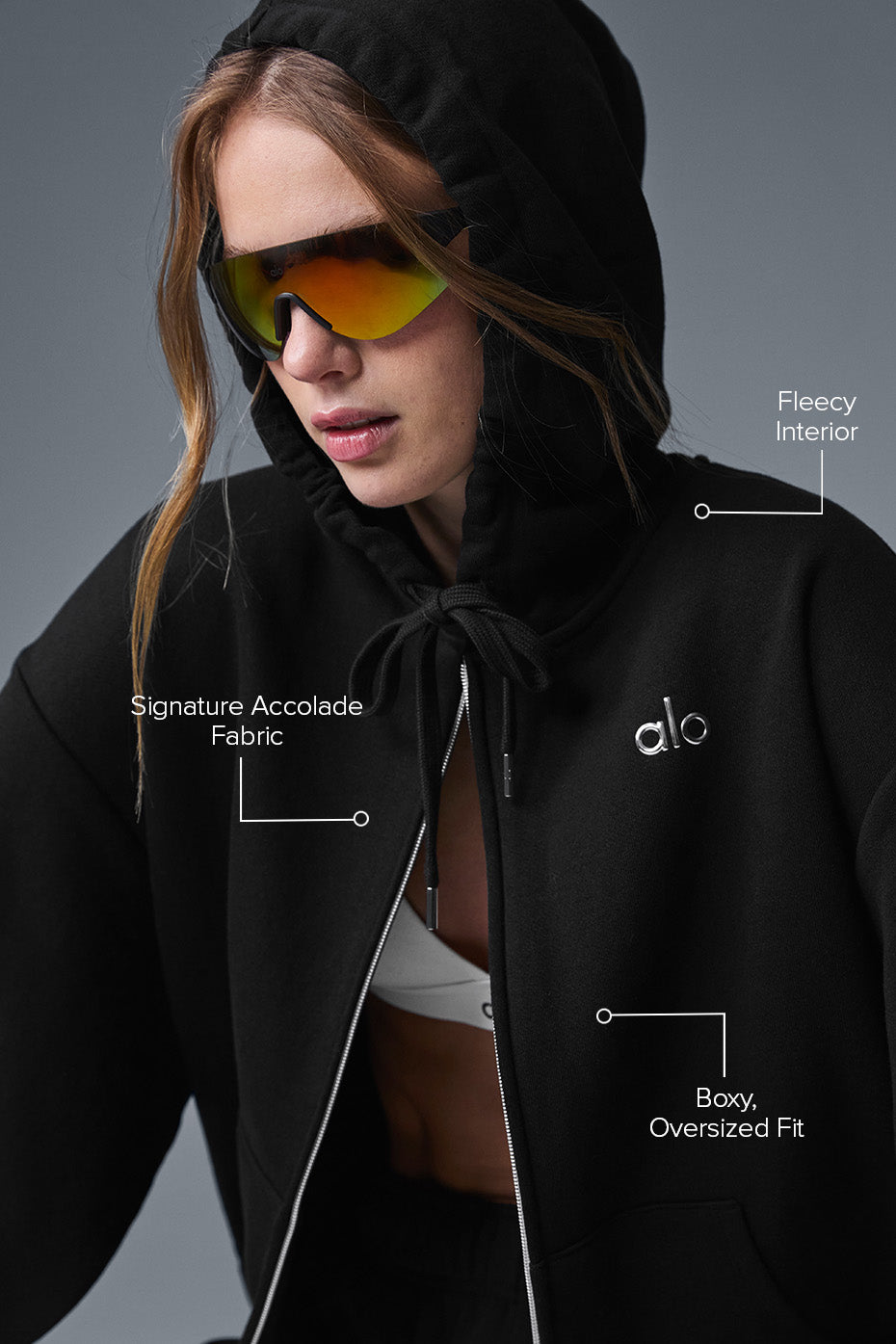 COACH Accolade Full Zip Hoodie