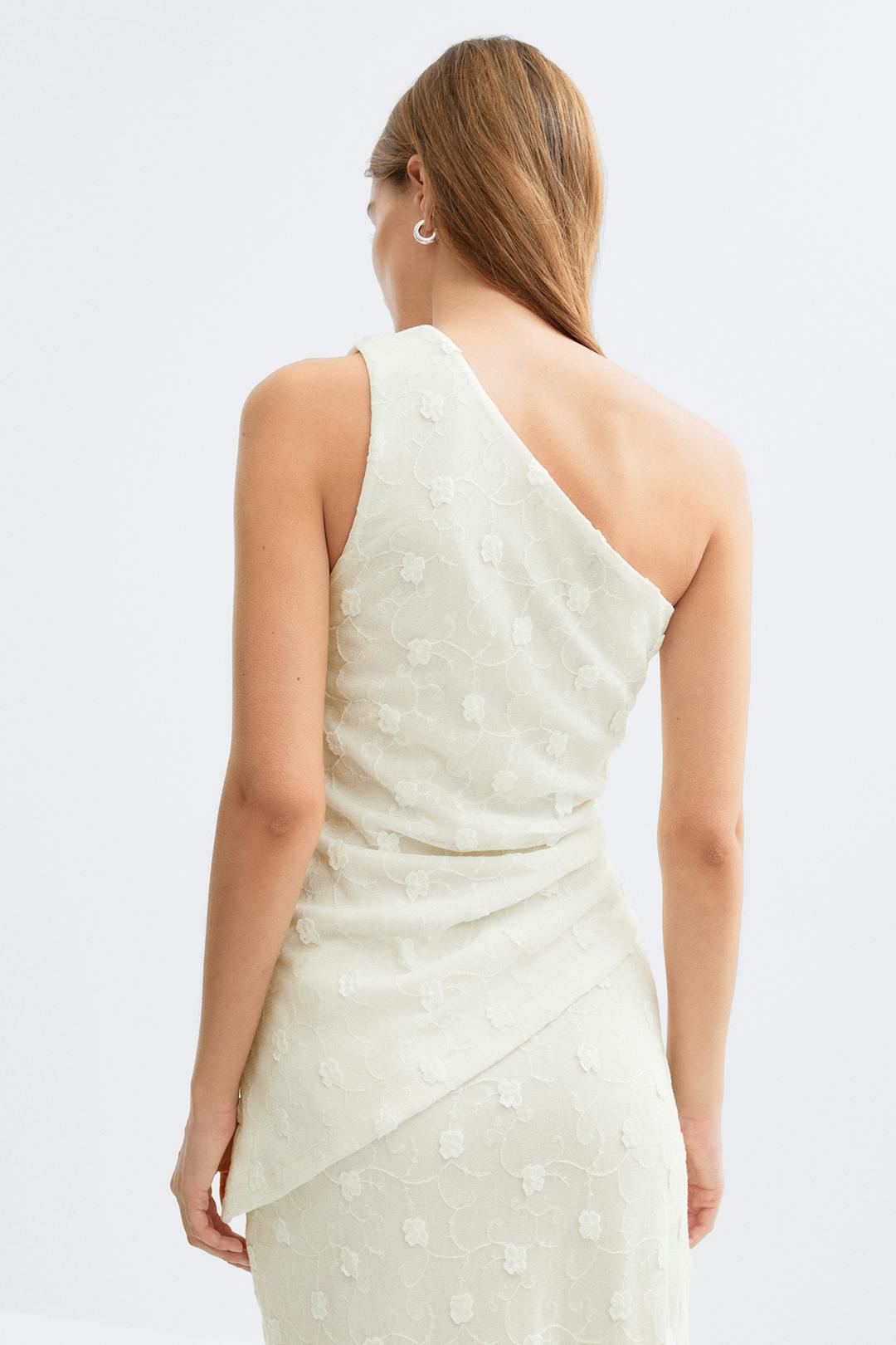 Gina Tricot 3d one shoulder top