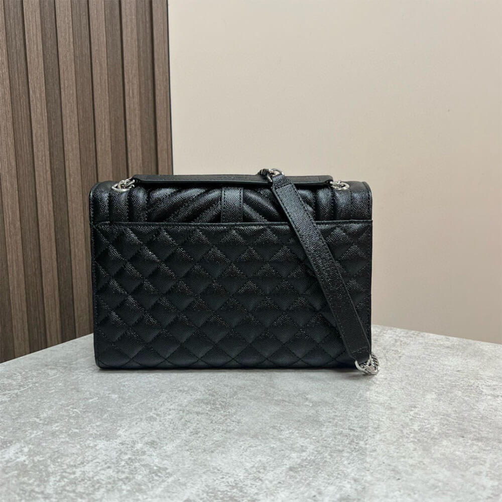 YSL envelope medium in grained leather - Top Club