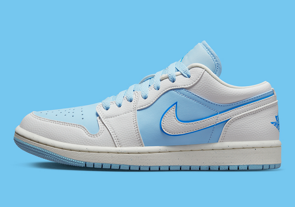 Wmns Air Jordan 1 Low SE  Reverse Ice Blue  DV1299-104 - Sneaker Replica Workshop