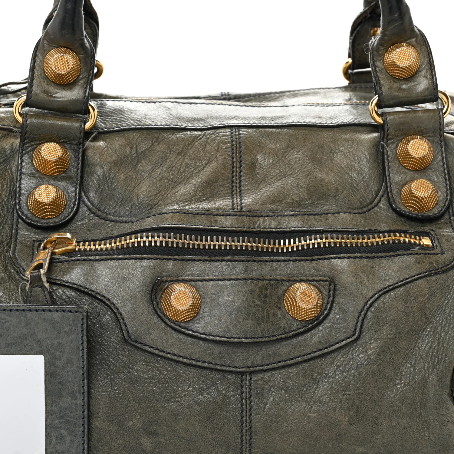 Agneau Giant 21 Gold Hardware Work Anthracite - Top Club