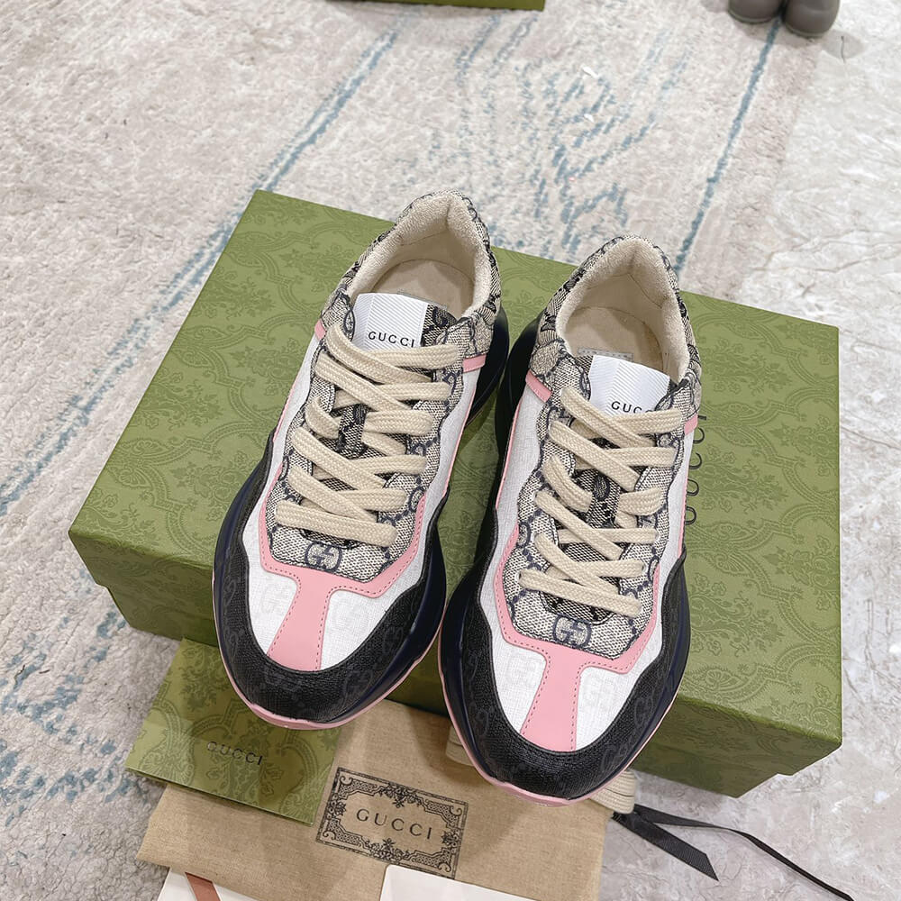 Gucci Multicolor GG Supreme Rhyton Sneaker - Top Club