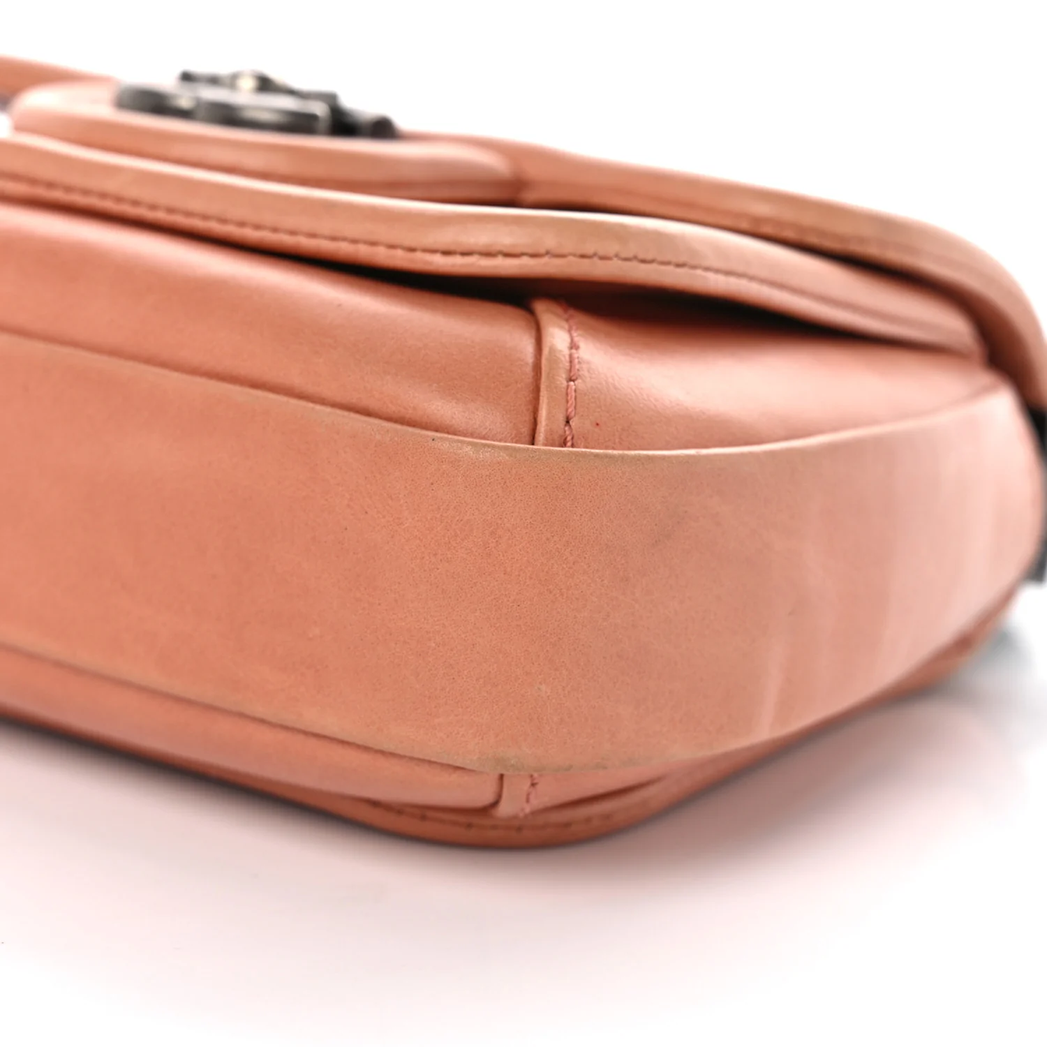 Calfskin Quilted Small Prestige Top Handle Flap Pink - Top Club