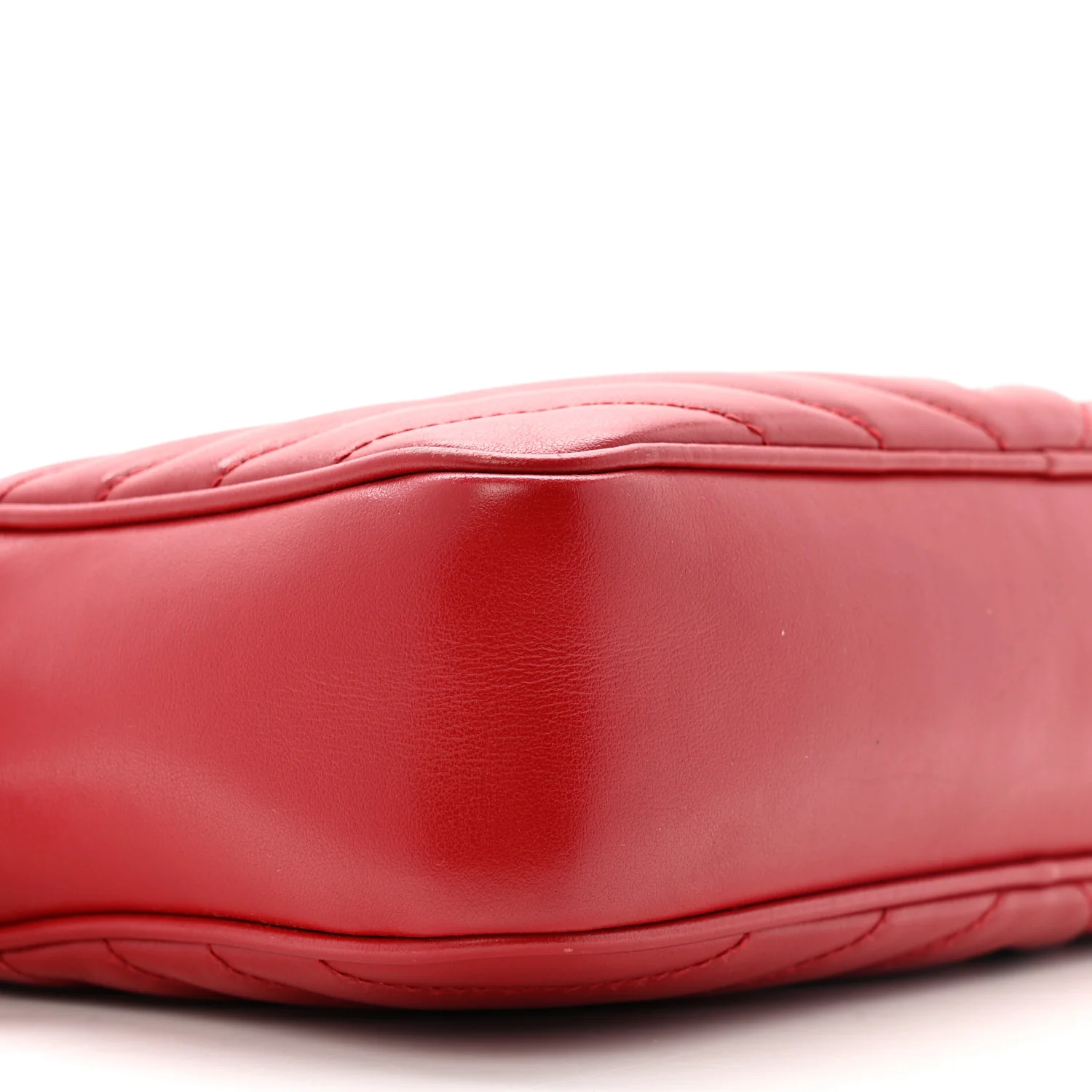 Calfskin Matelasse Monogram Lou Camera Bag Red - Top Club