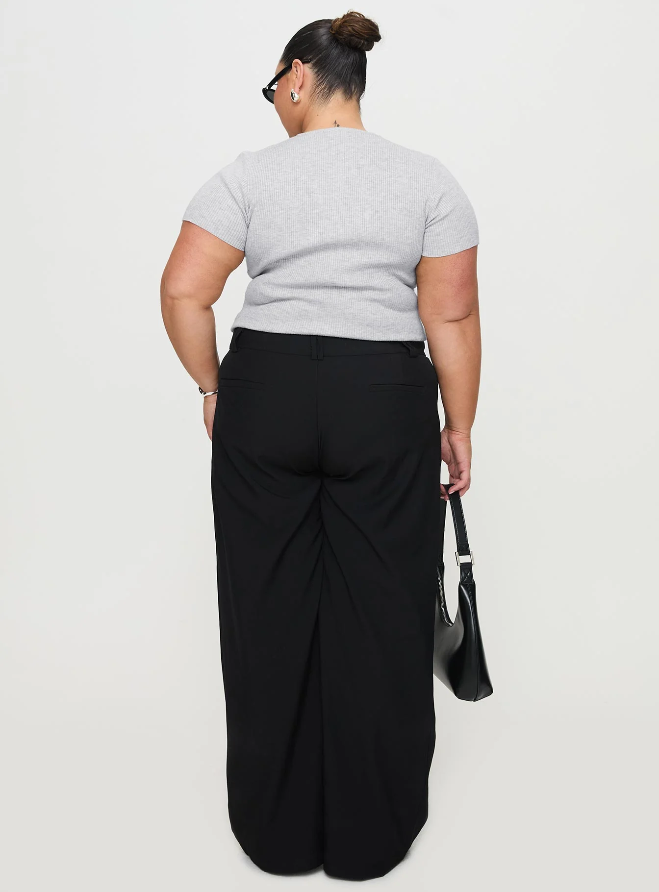 Sallon Low Rise Pants Black