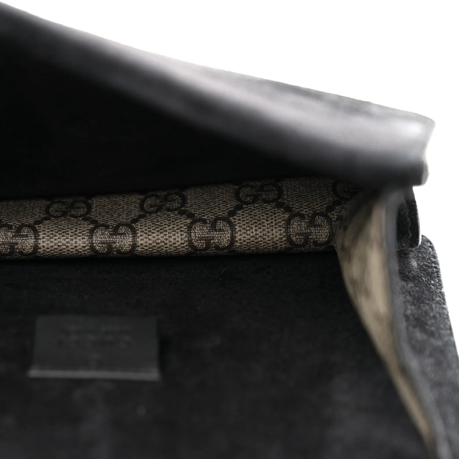 GG Supreme Monogram Mini Dionysus Shoulder Bag Black - Top Club