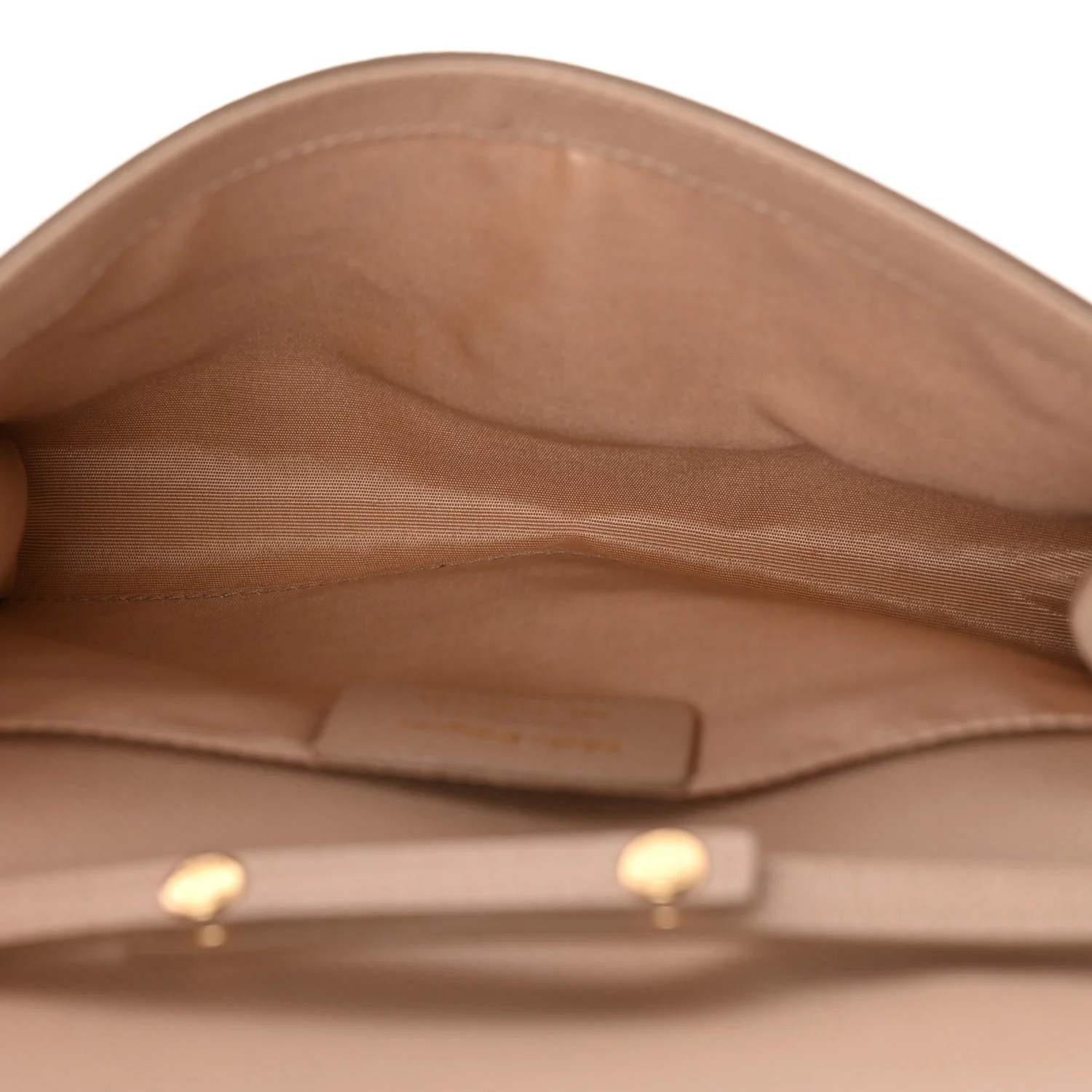 Printed Calfskin Ginny Shoulder Bag Beige - Top Club