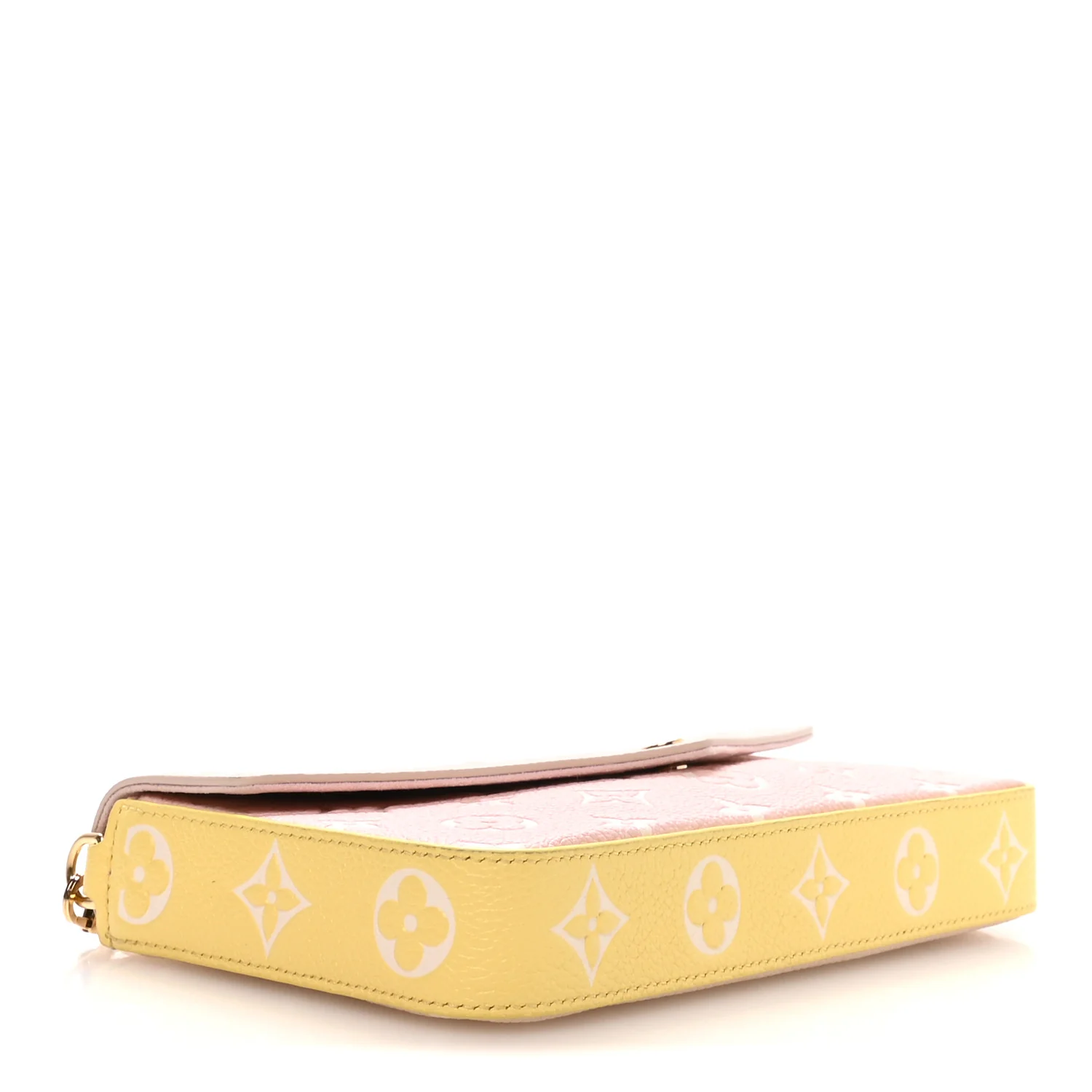 Empreinte Spring in the City Felicie Pochette Chain Wallet Pink Beige Yellow - Top Club