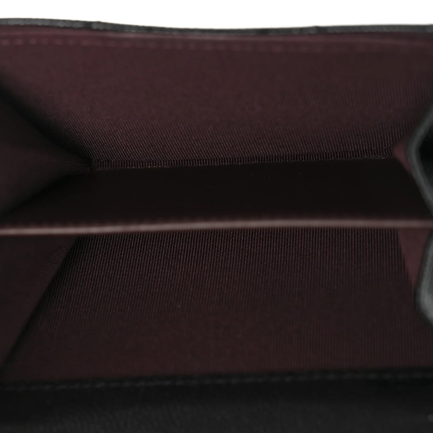 Caviar Quilted Flap Card Holder On Chain Black - Top Club