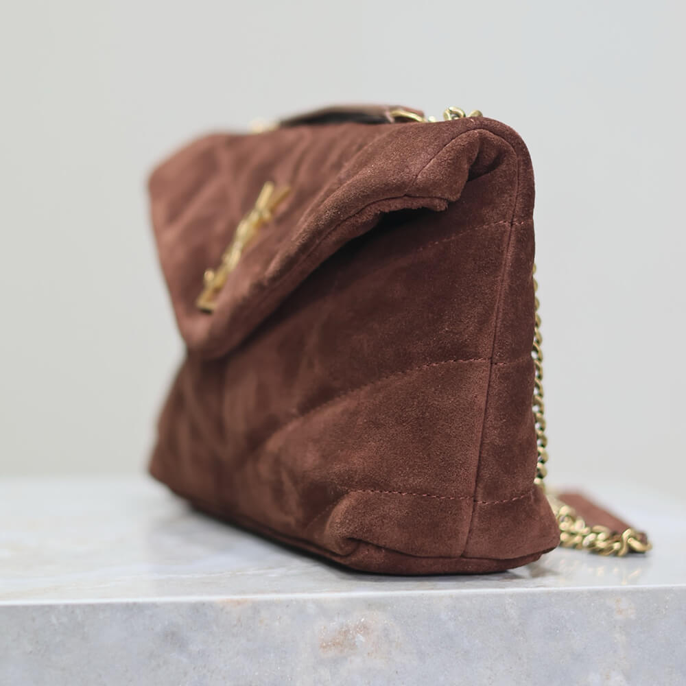 YSL Toy Puffer in suede - Top Club