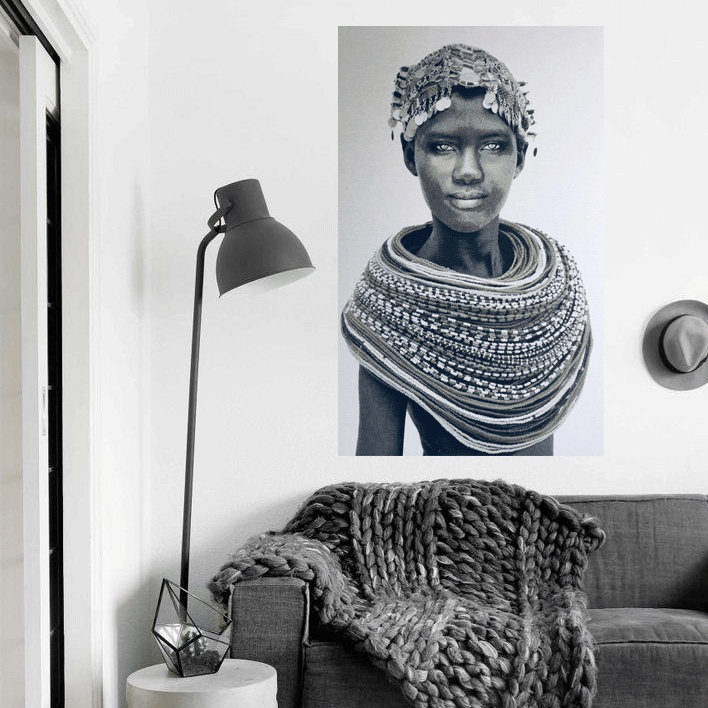 Schilderij Samburu girl 185x115 cm