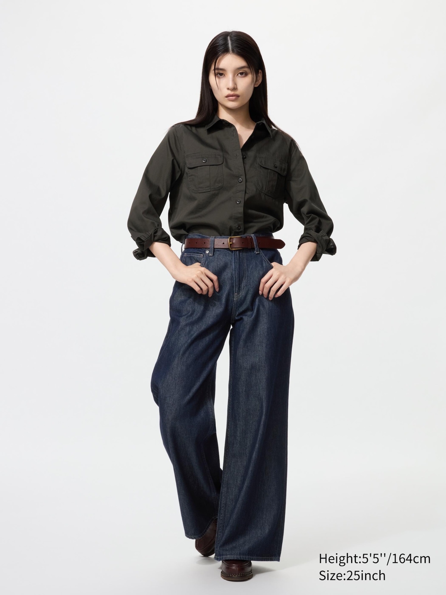 Drapey Wide Flare Jeans