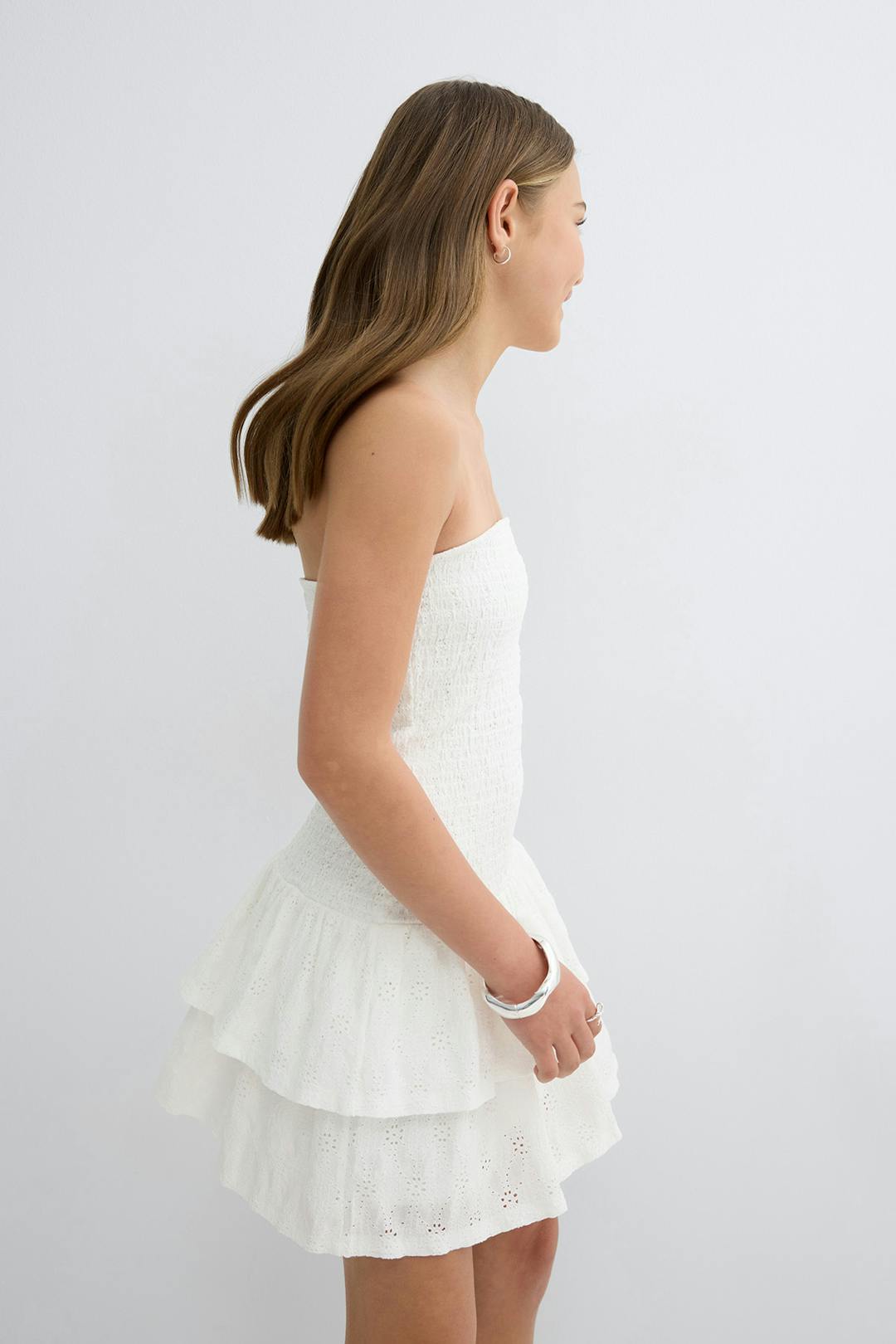 Gina Tricot y broderie anglais dress