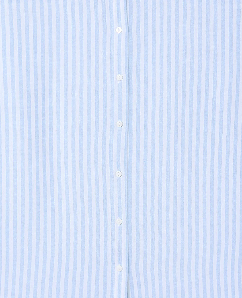 Pimkie Chemise oversize rayée avec lin