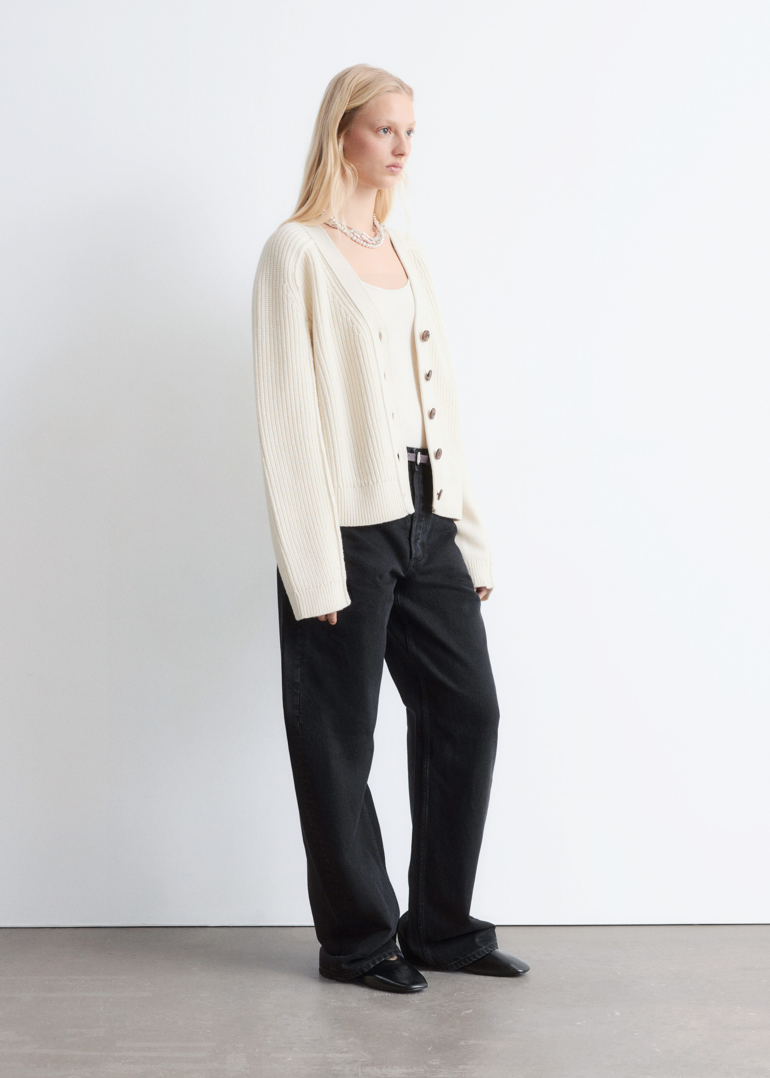 & Other Stories MERINO WOOL CARDIGAN