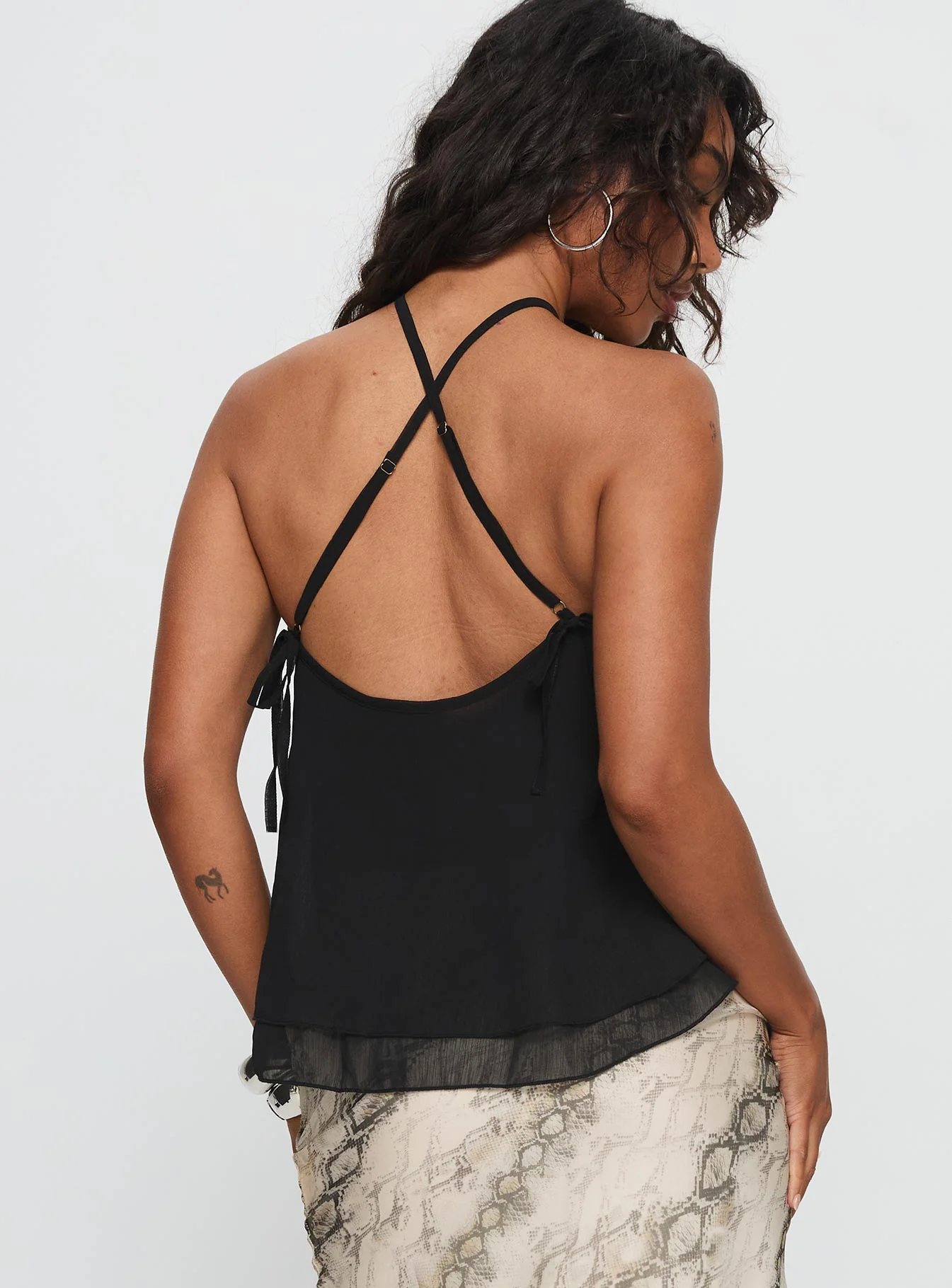 Rafaella Halter Top Black