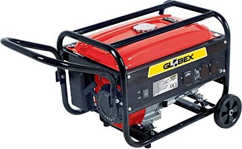 Globex Generatore di Corrente a Benzina Motore 4 Tempi 4.1 kW/ 5.6