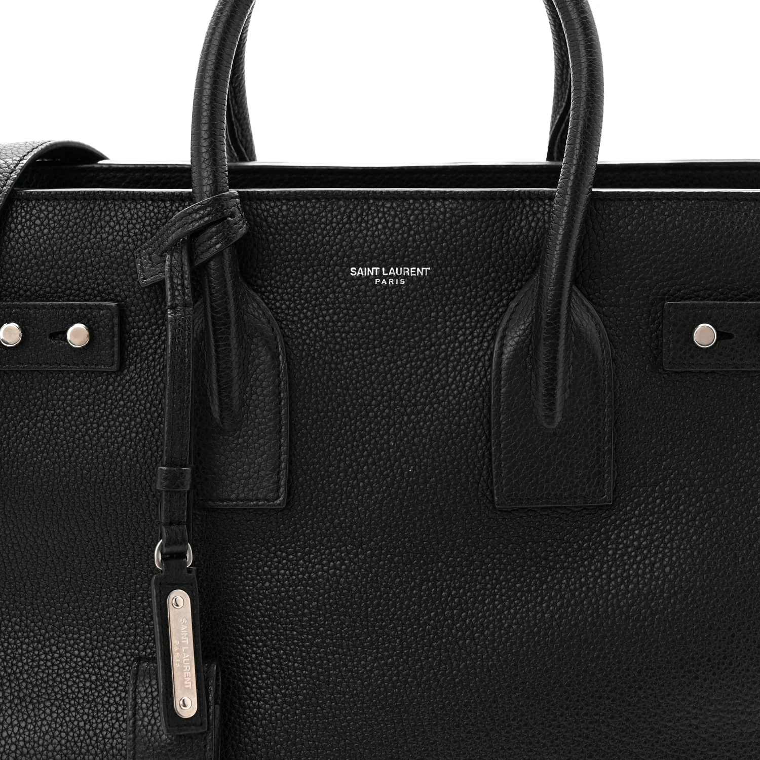 Grained Calfskin Small Supple Sac De Jour Black - Top Club