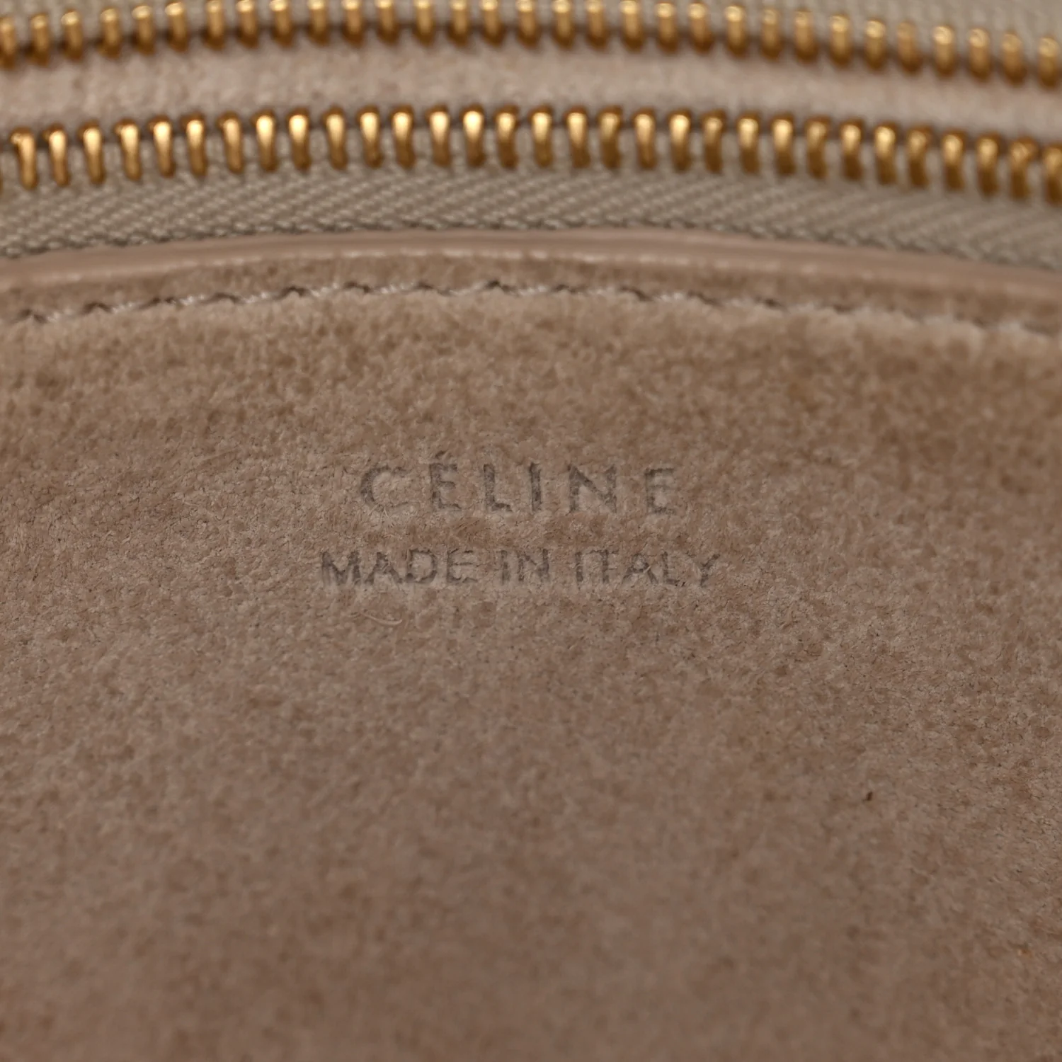Soft Grained Calfskin Small Sangle Bucket Bag Light Taupe - Top Club