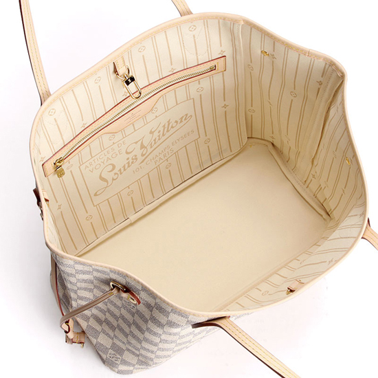 L N51107 Neverfull MM Shoulder Bag Damier Azur Canvas - Top Club