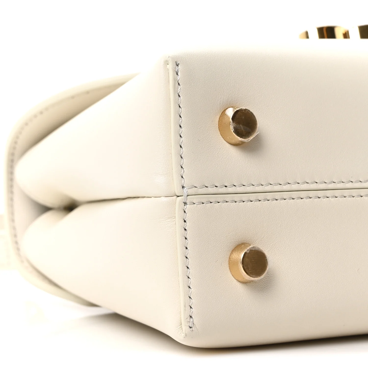 Smooth Satinated Calfskin Teen Nino Rice - Top Club