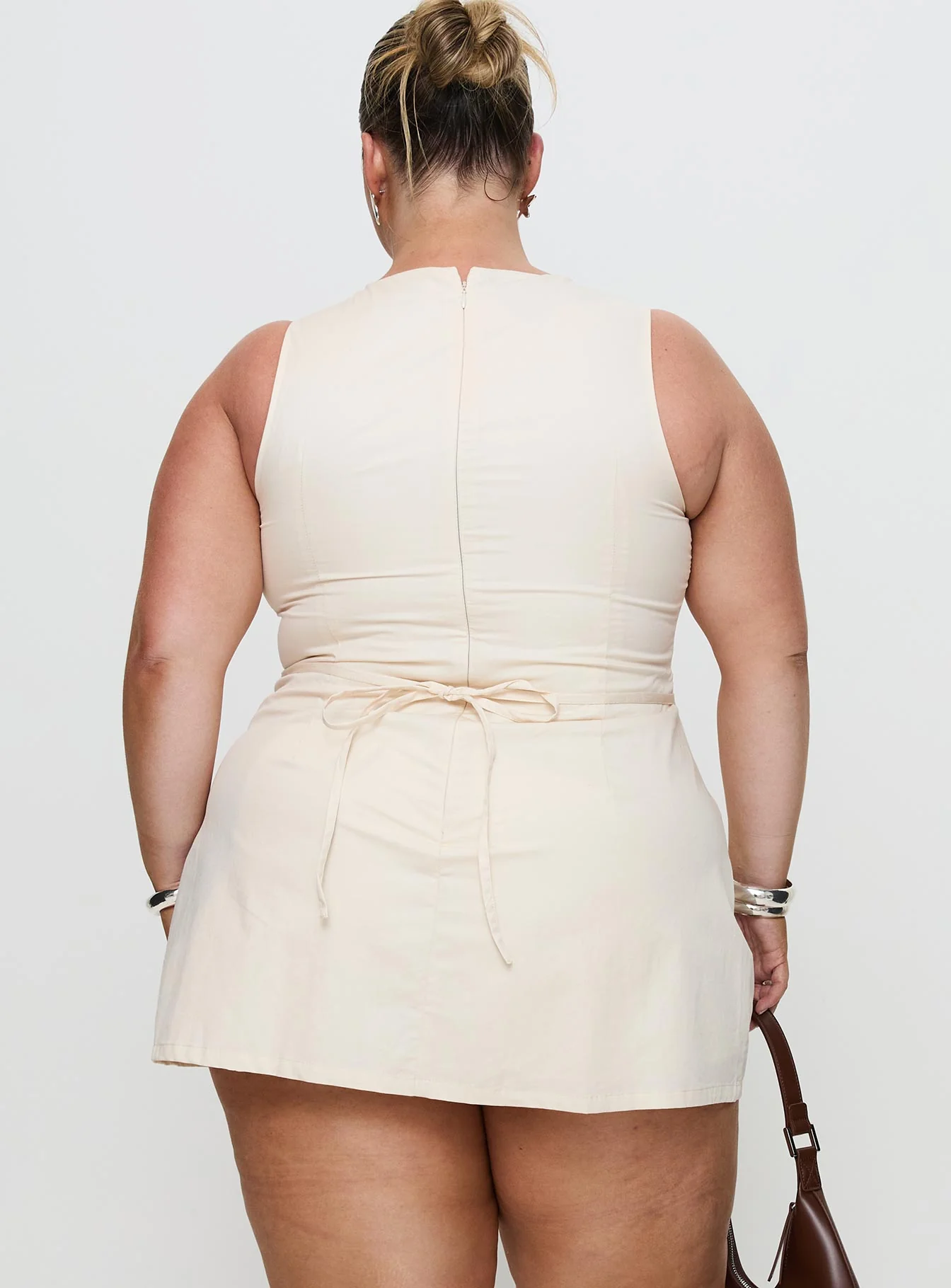 Yumiko Romper Cream Curve