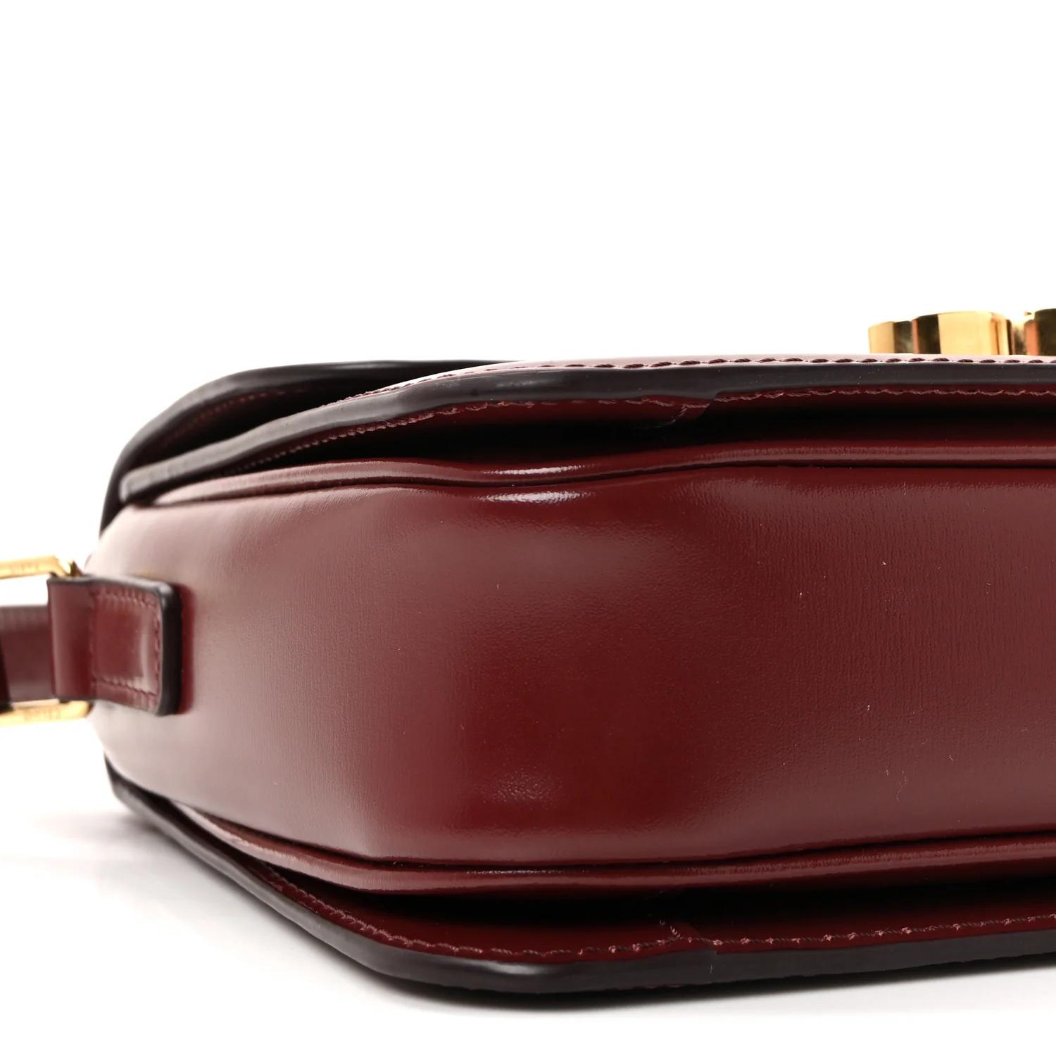 Shiny Calfskin Teen Triomphe Light Burgundy - Top Club