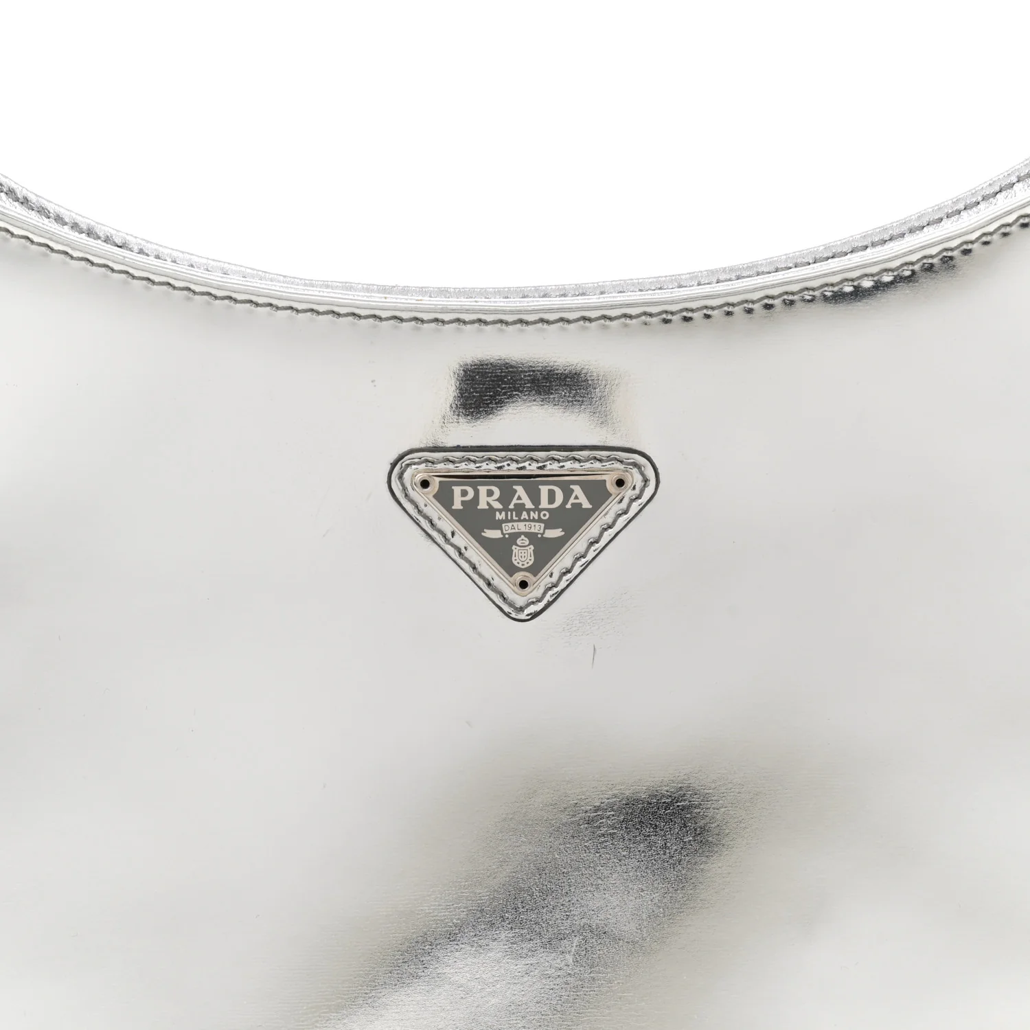 Spazzolato Cleo Shoulder Bag Argento - Top Club