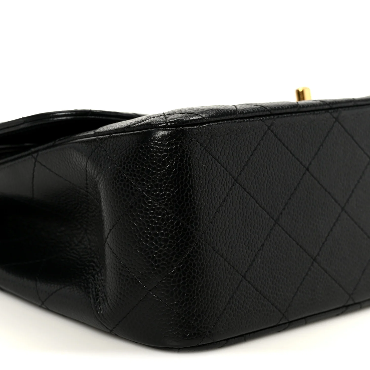Caviar Quilted Jumbo Double Flap Black - Top Club