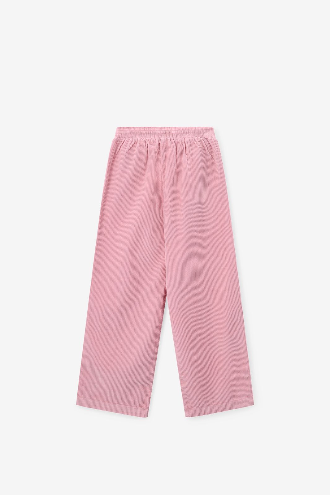 Roze corduroy broek