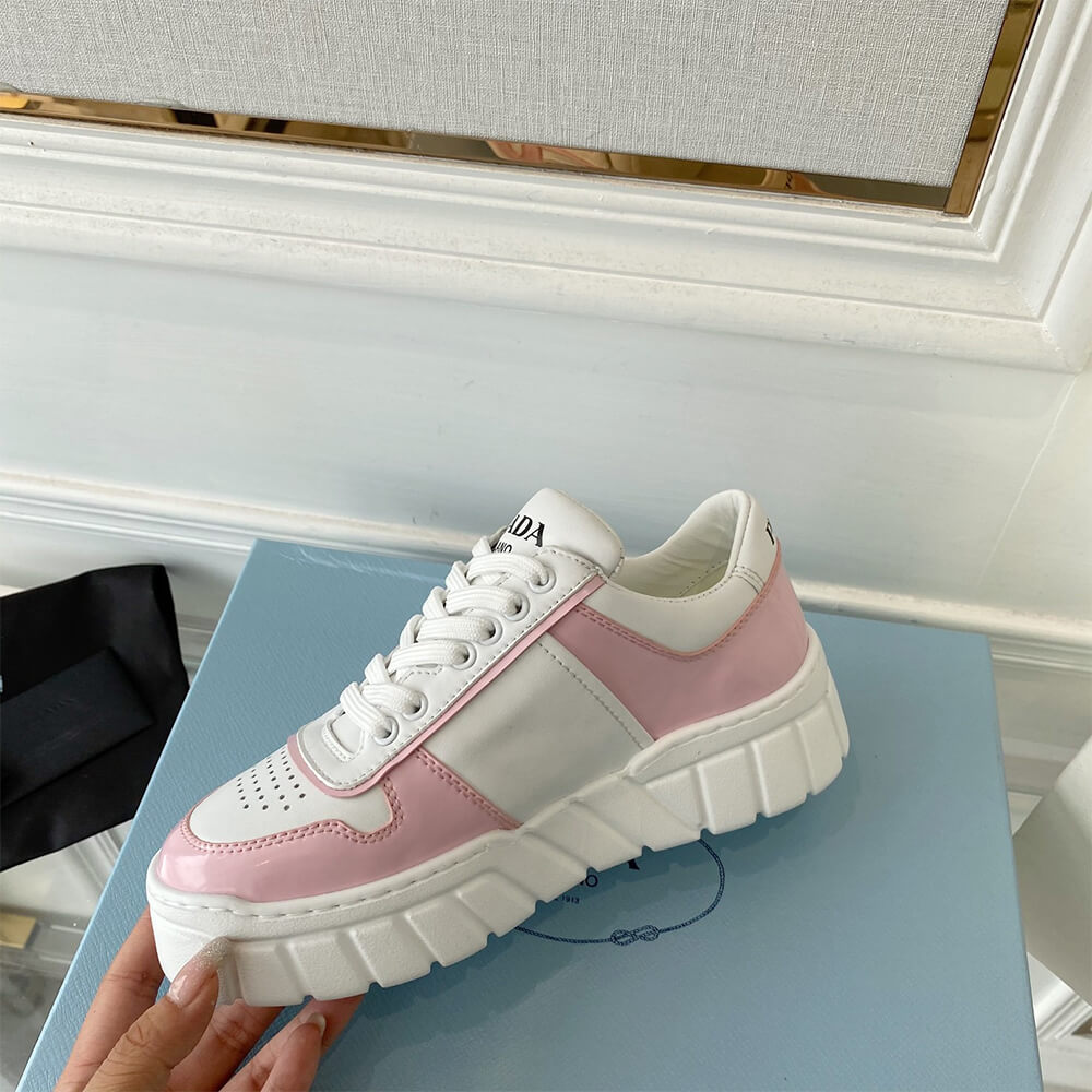 Prada Leather Sneakers - Top Club