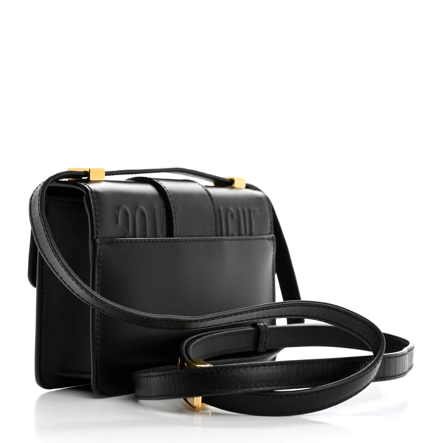 Smooth Calfskin Micro 30 Montaigne Flap Bag Black - Top Club