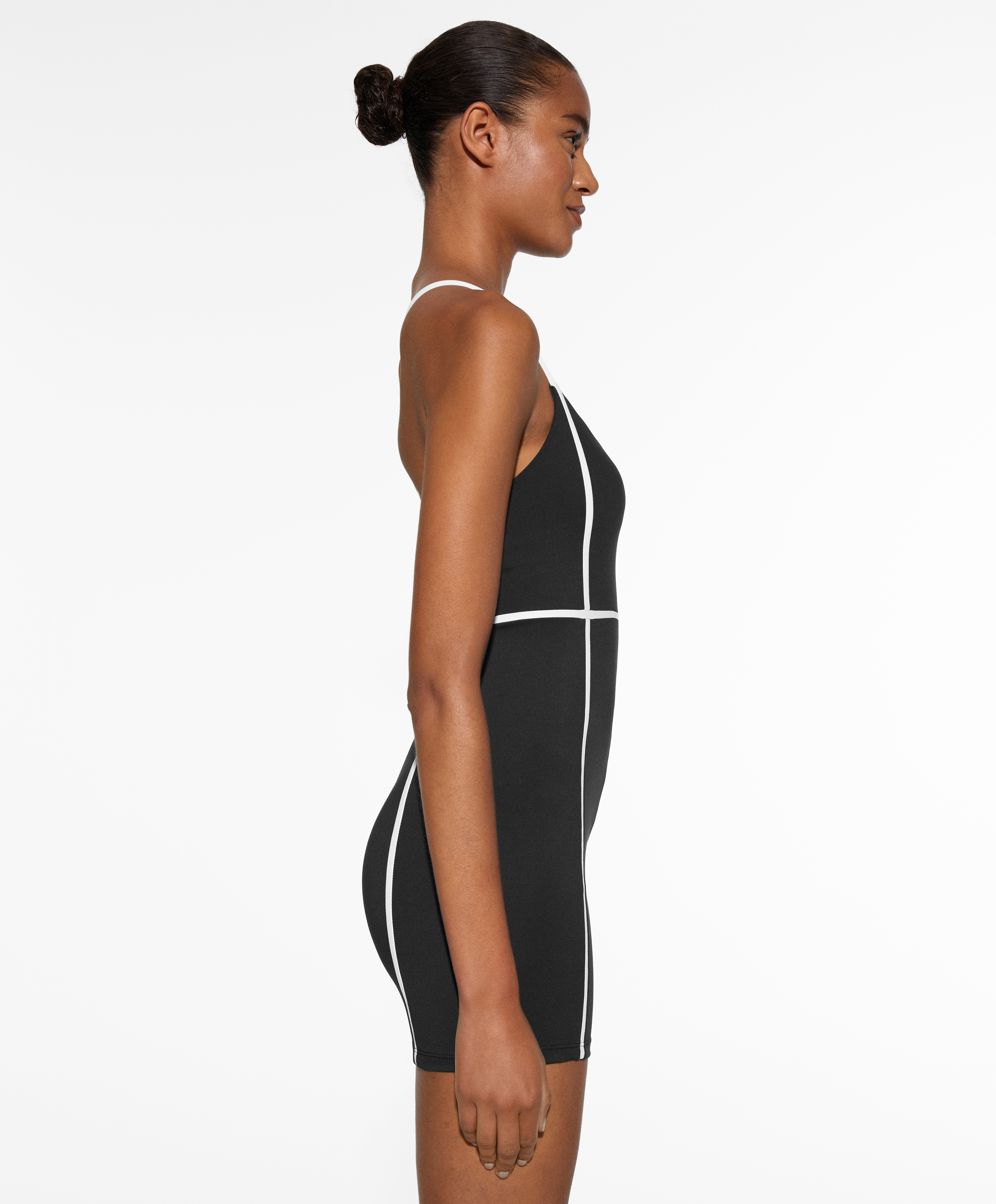OYSHO Comfortlux piping short jumpsuit