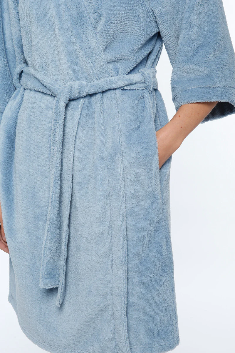 Peignoir court en bambou