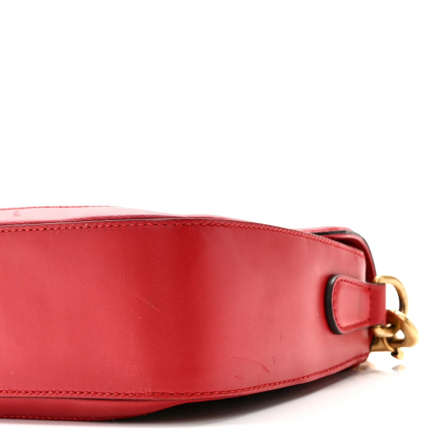 Monogram Ruinart Calfskin Medium Lady Web Shoulder Bag Beige Ebony Hibiscus Red - Top Club