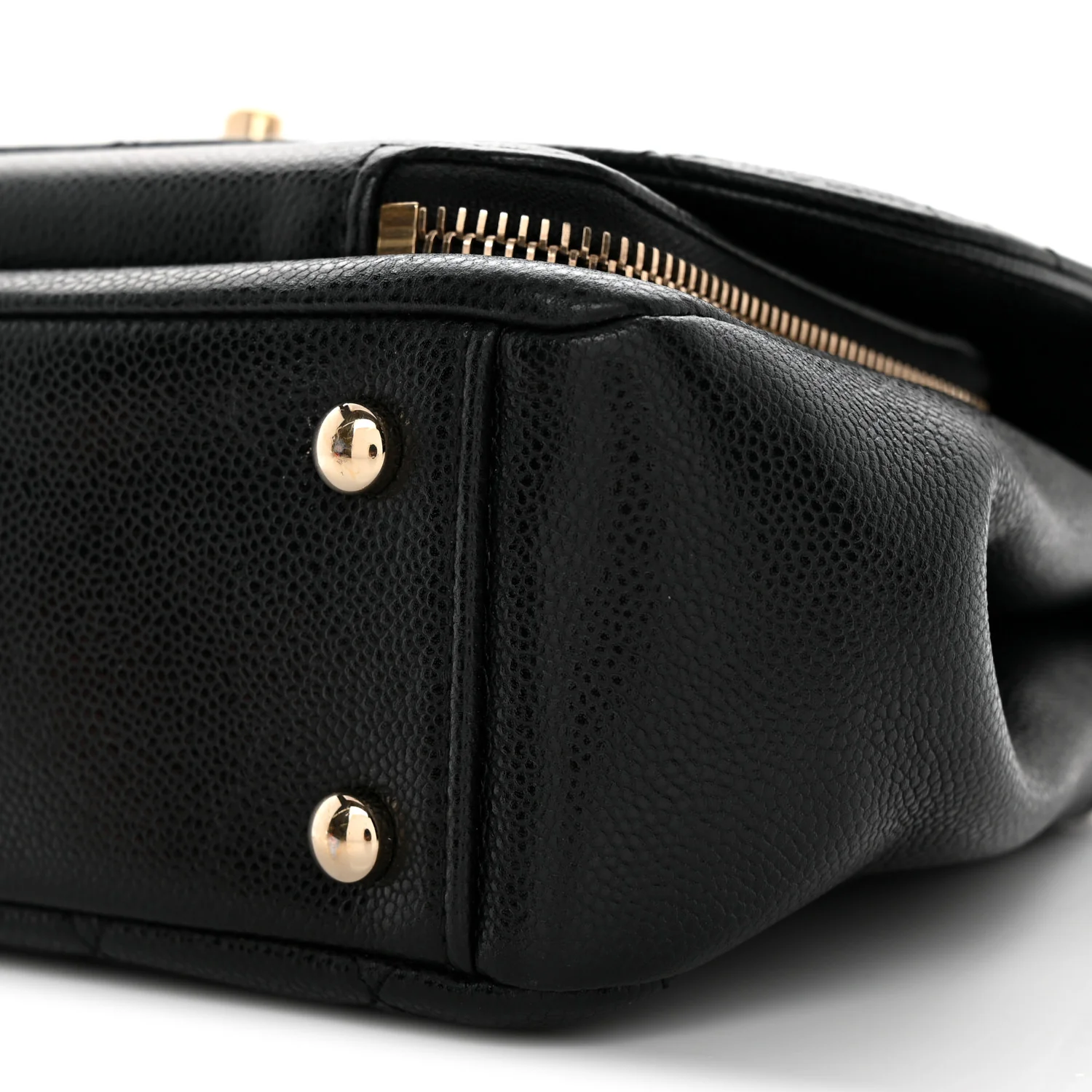 Caviar Quilted Medium Business Affinity Flap Black - Top Club