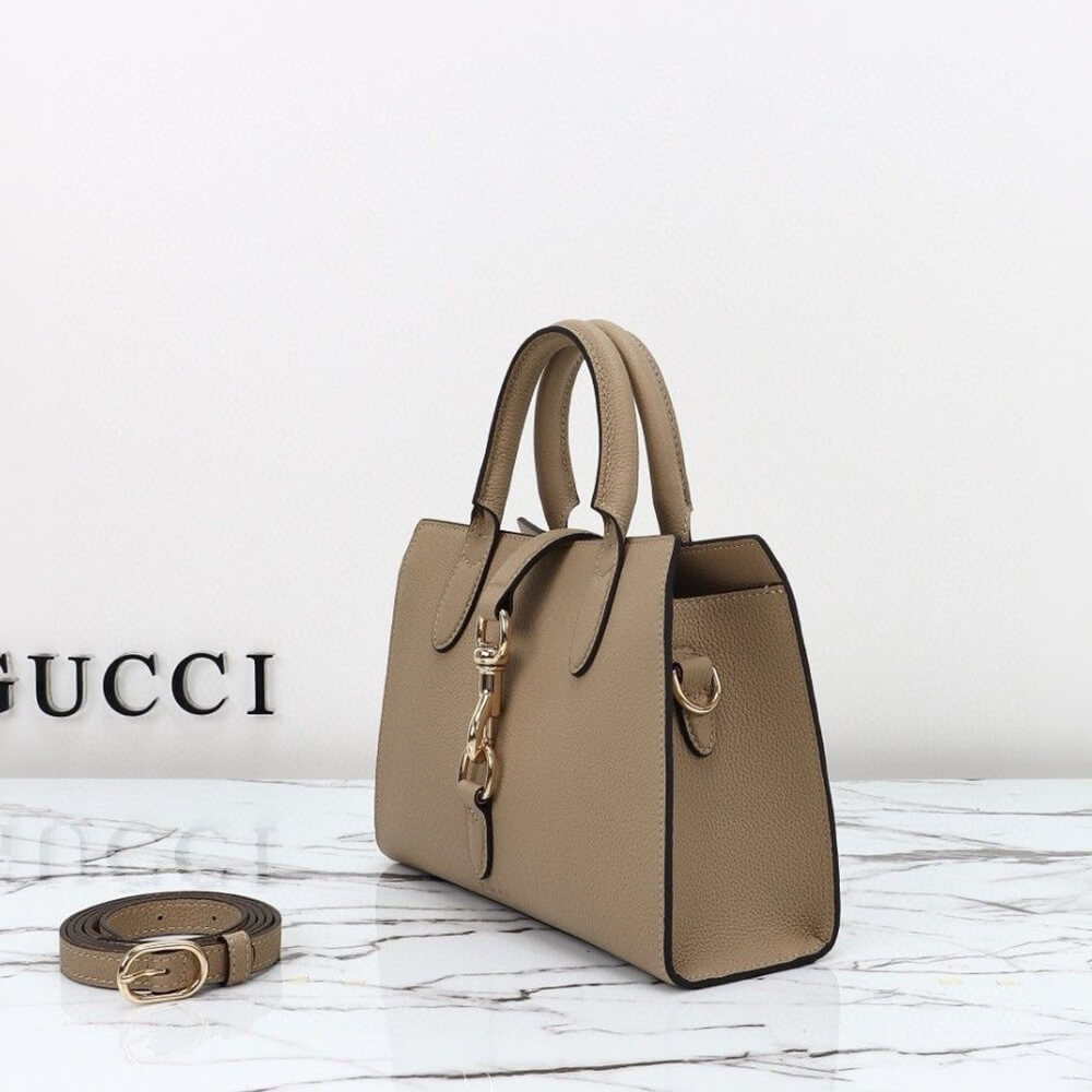 GUCCI SMALL TOTE BAG WITH HOOK CLOSURE - Top Club
