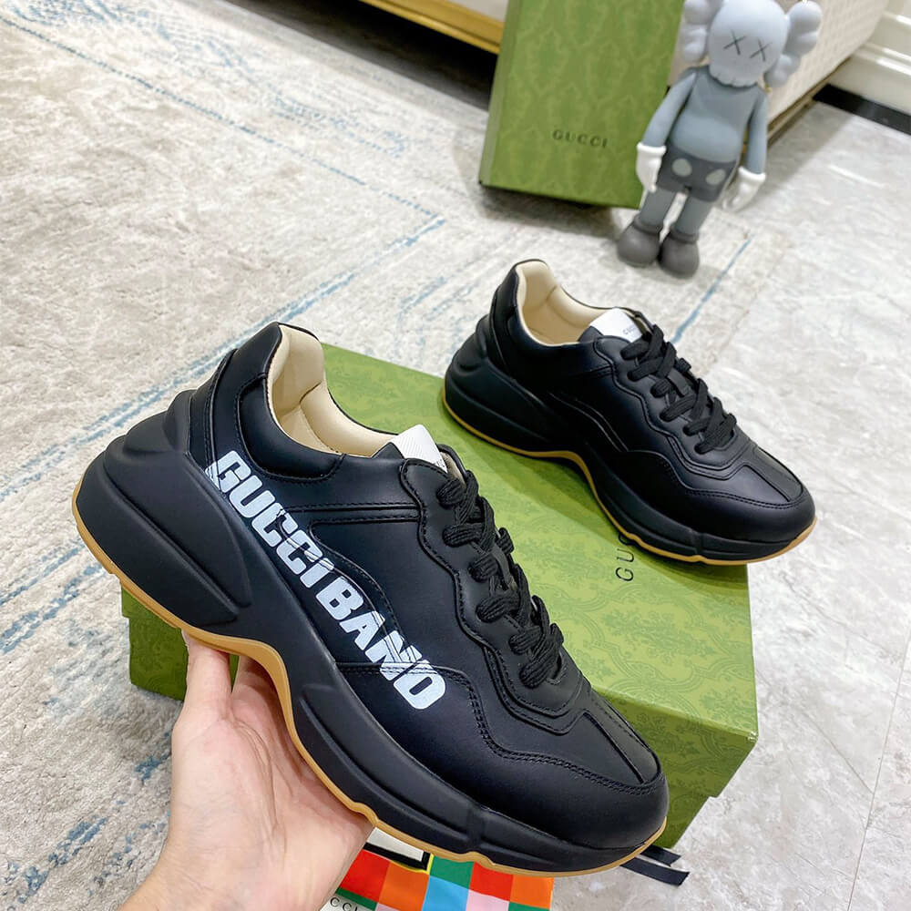 Gucci Rhyton  Gucci Band Black  Sneaker - Top Club