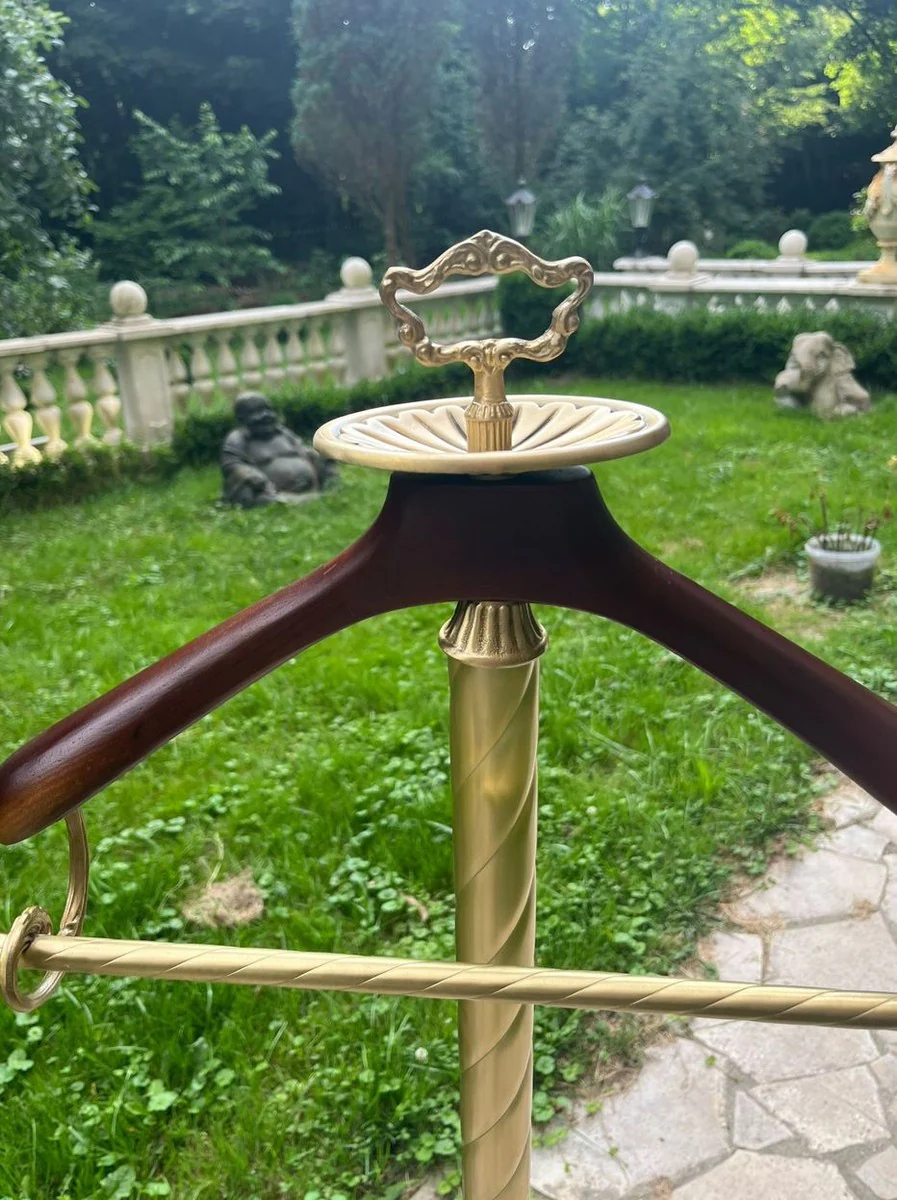 Luxury Baroque Dressboy Brass / Dark Brown H. 133 cm - Baroque Hotel Furniture