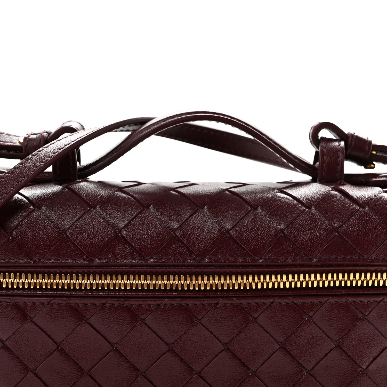 Nappa Intrecciato Bang Bang Vanity Case Barolo - Top Club