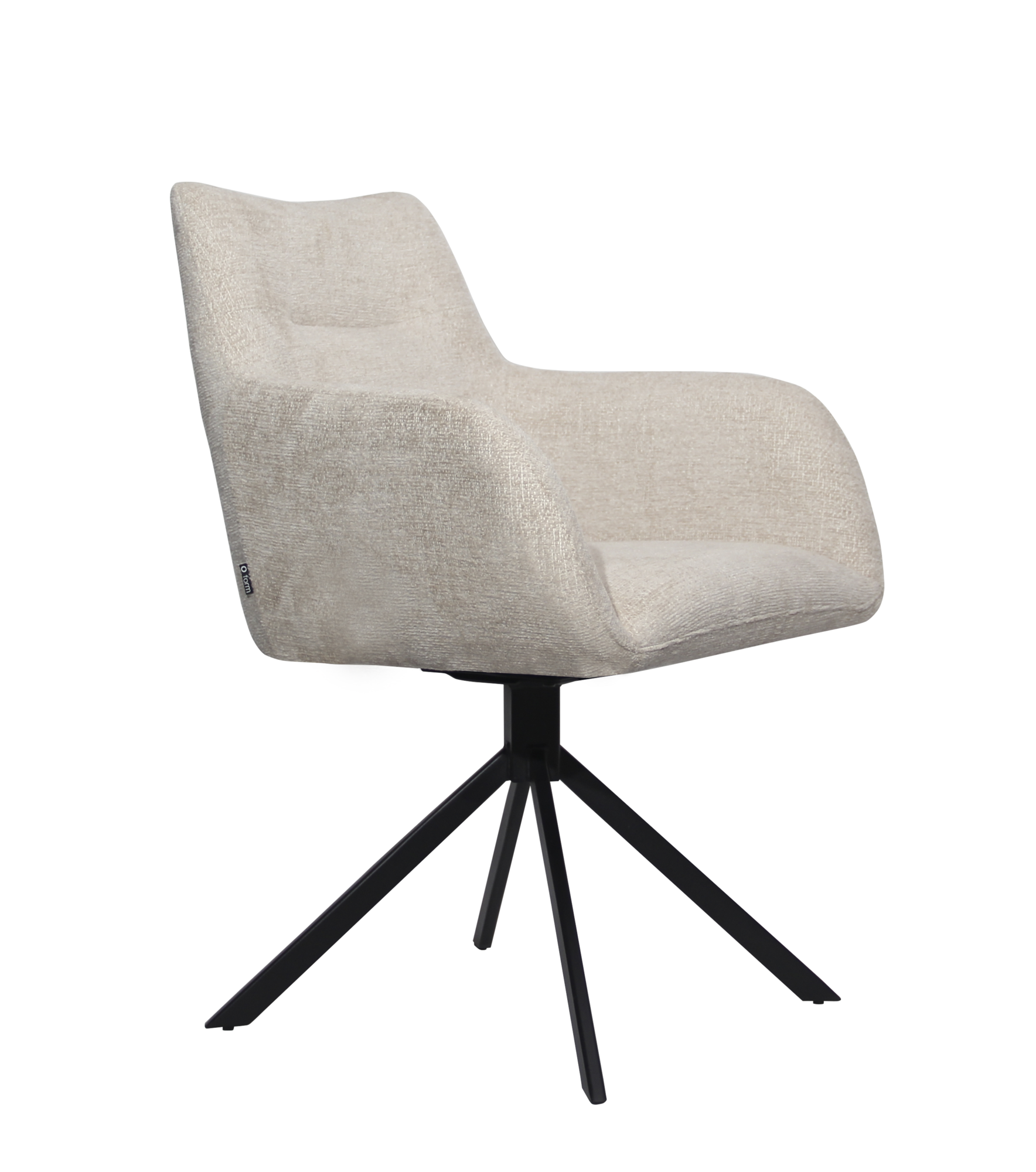 Draaistoel Dirk beige