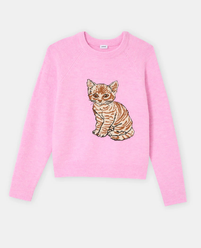 Pimkie Pull en maille avec chaton