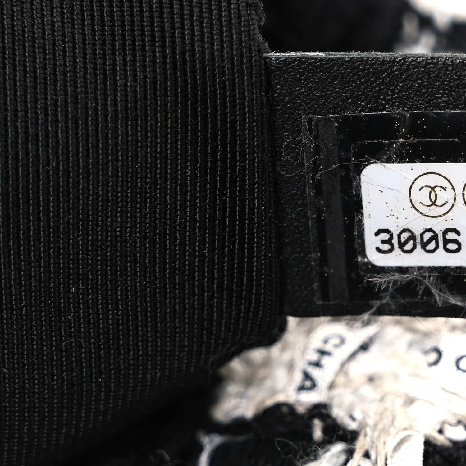 Tweed Quilted Large Chanel 19 Flap Black Ecru White - Top Club