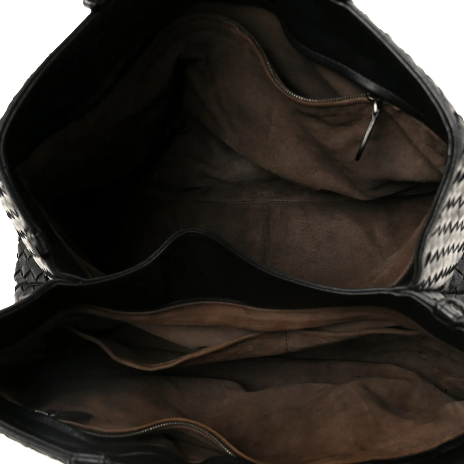 Nappa Intrecciato Large Roma Tote Black - Top Club