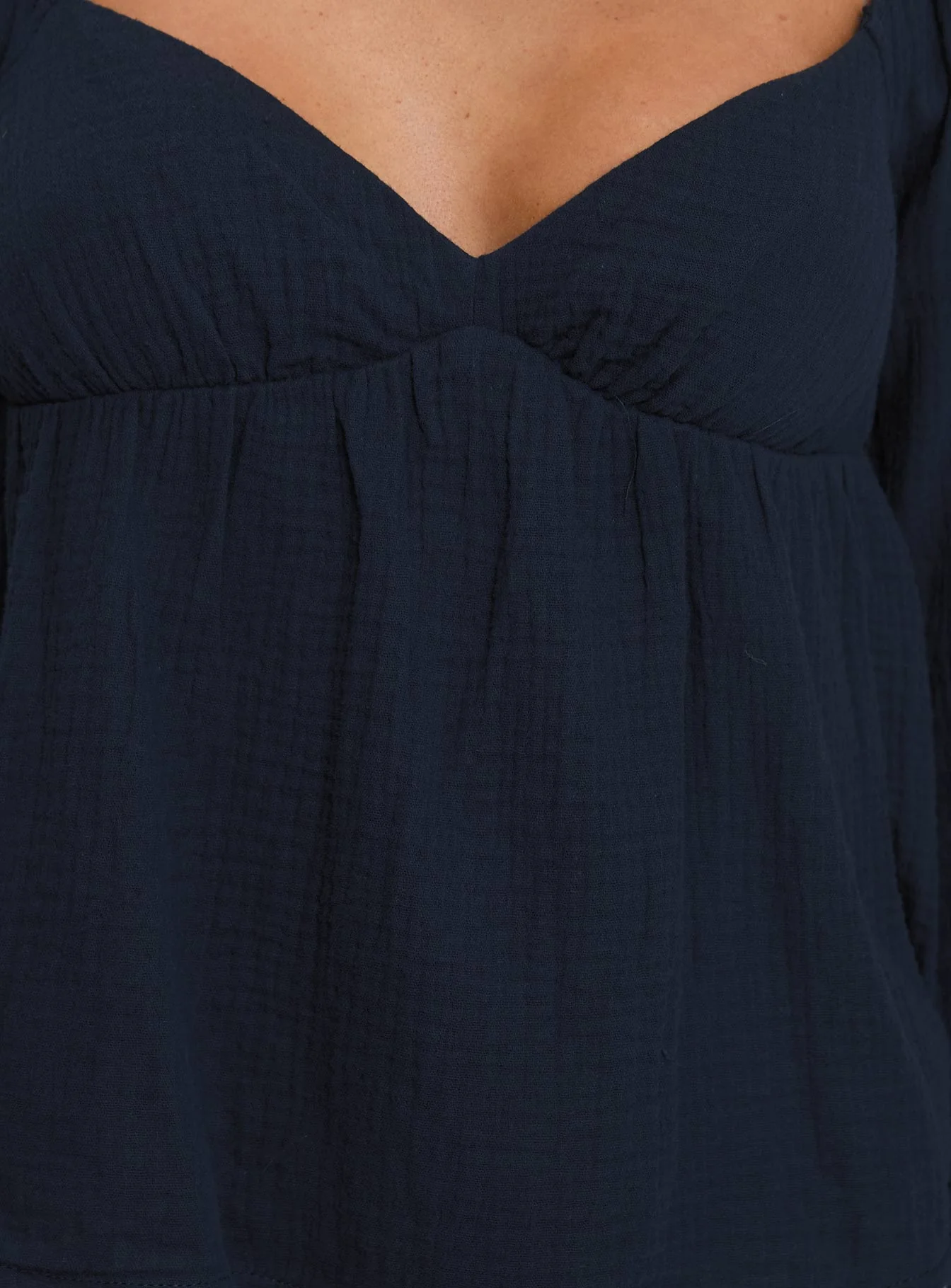 Khalea Long Sleeve Top Navy